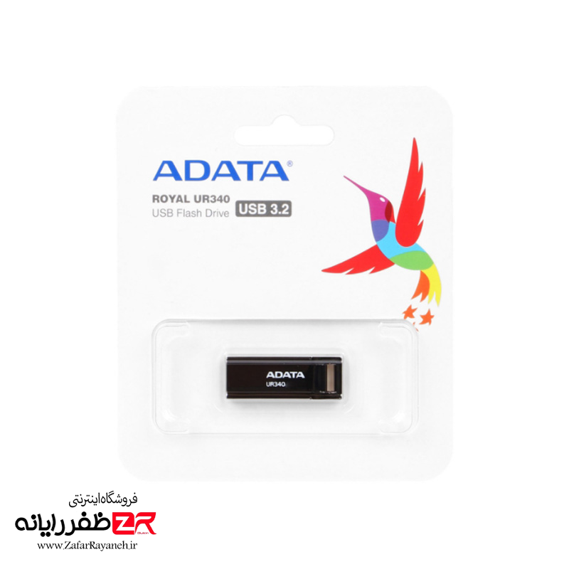 فلش مموری ای دیتا مدل ADATA UR340 ظرفیت 64 گیگابایت