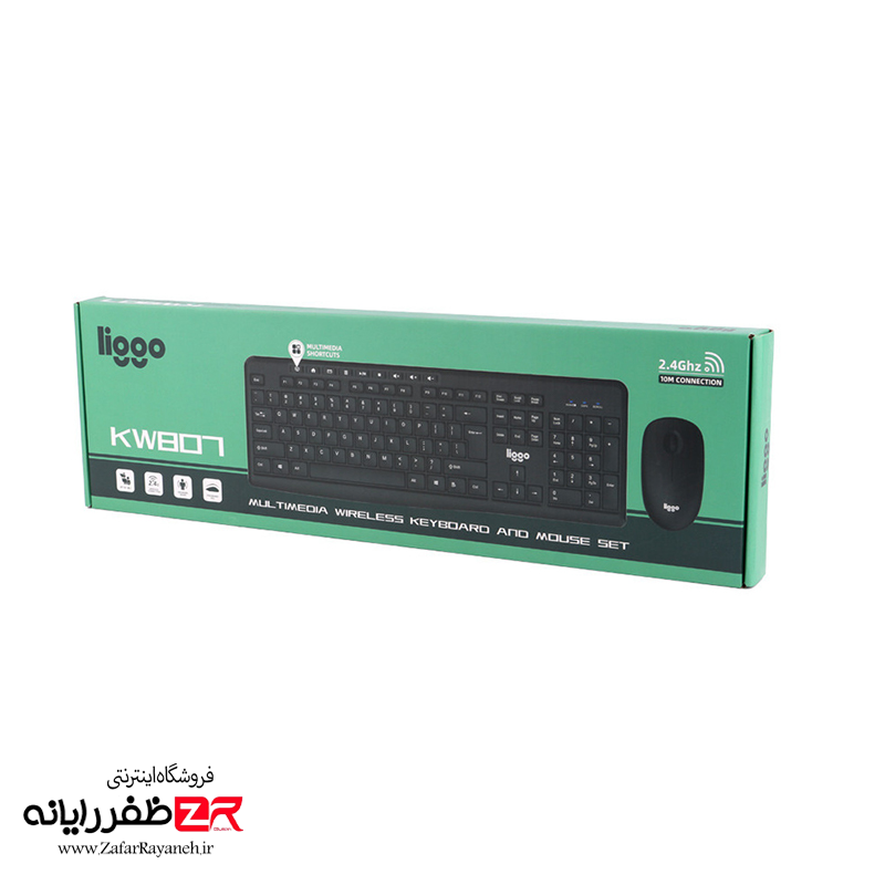 ست ماوس و کیبورد بی سیم لیگو مدل Liggo KW807