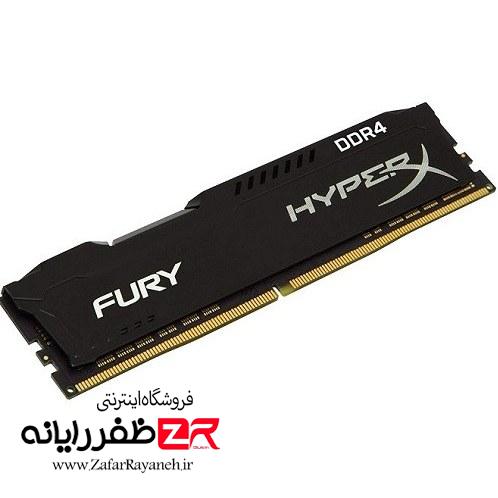 رم دسکتاپ DDR4 تک کاناله 3200 مگاهرتز کینگستون مدل HyperX Fury ظرفیت 8 گیگابایت