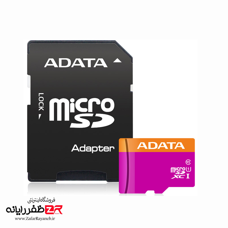 کارت حافظه‌ microSDXC ای دیتا مدل Premier کلاس 10 ظرفیت 64 گیگابایت