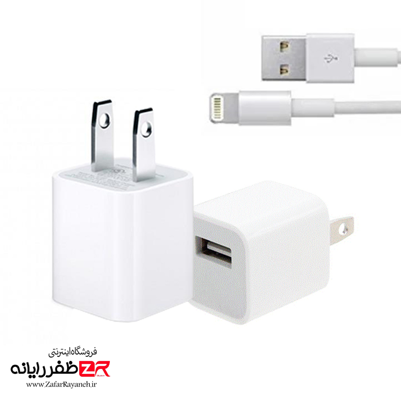 شارژر آیفون iPhone 7 5W USB Power Adapter