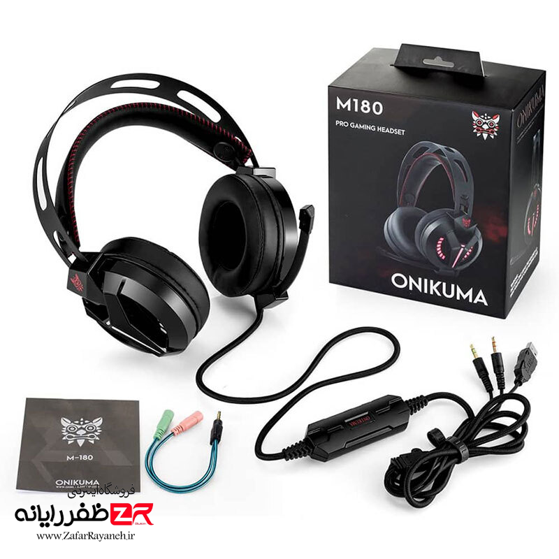 هدست گیمینگ سیم دار Onikuma Combatwing M180 Pro