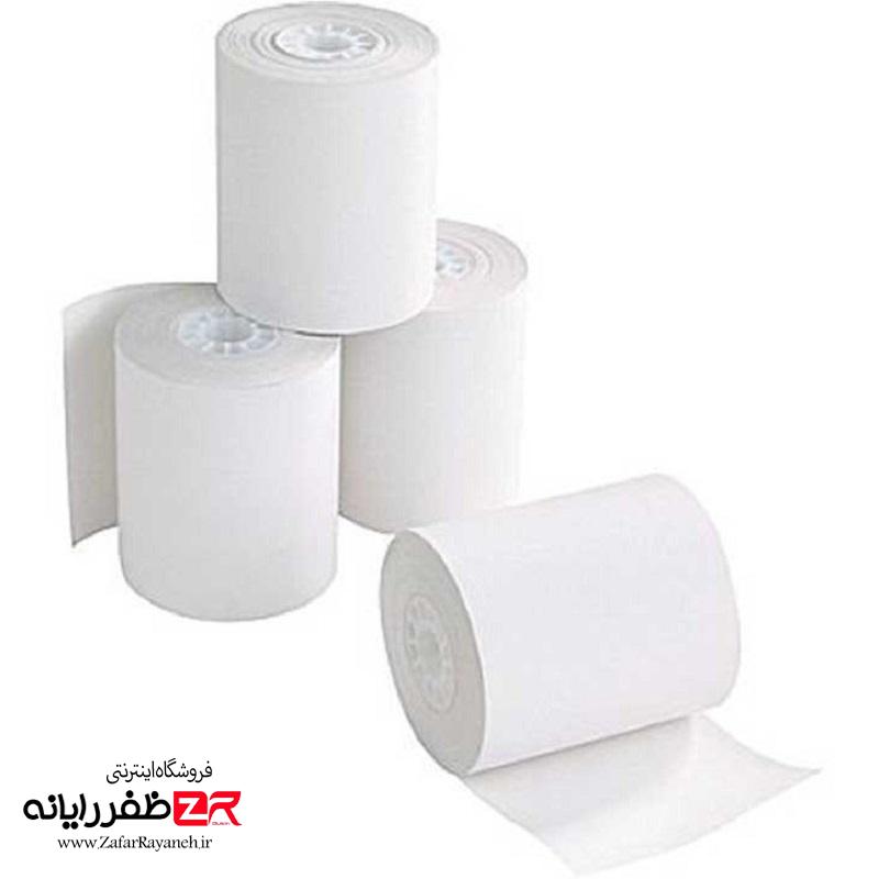 رول فیش پرینتر حرارتی 8سانت سفید