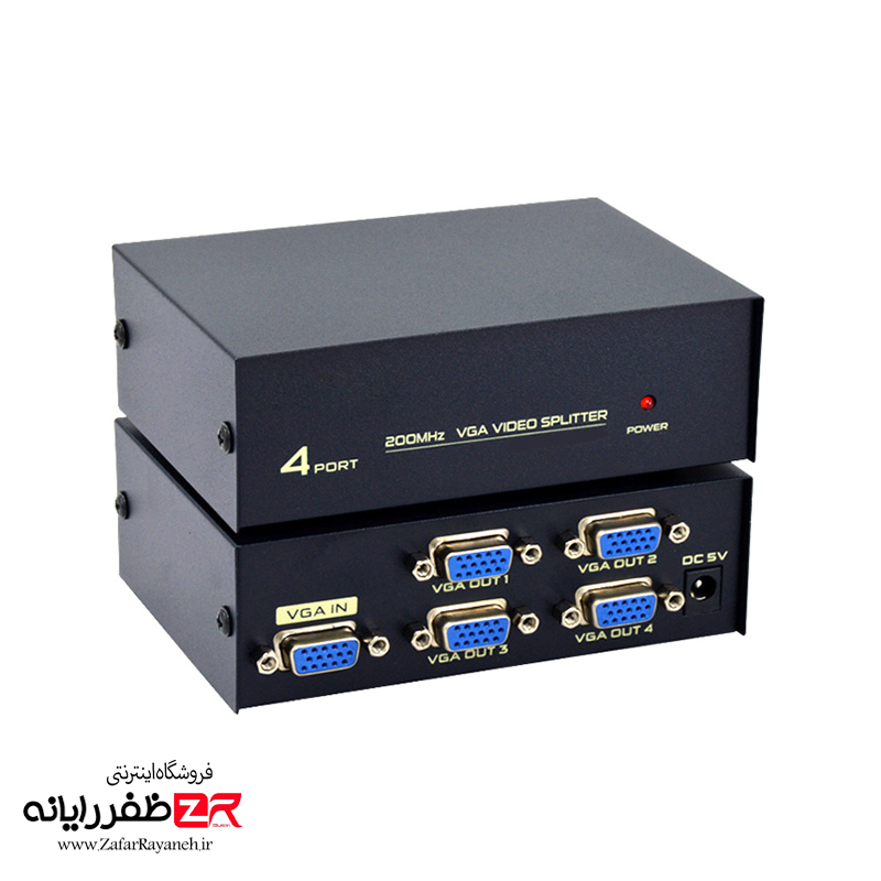 اسپلیتر VGA فورتک مدل VGA 1-4 Splitter