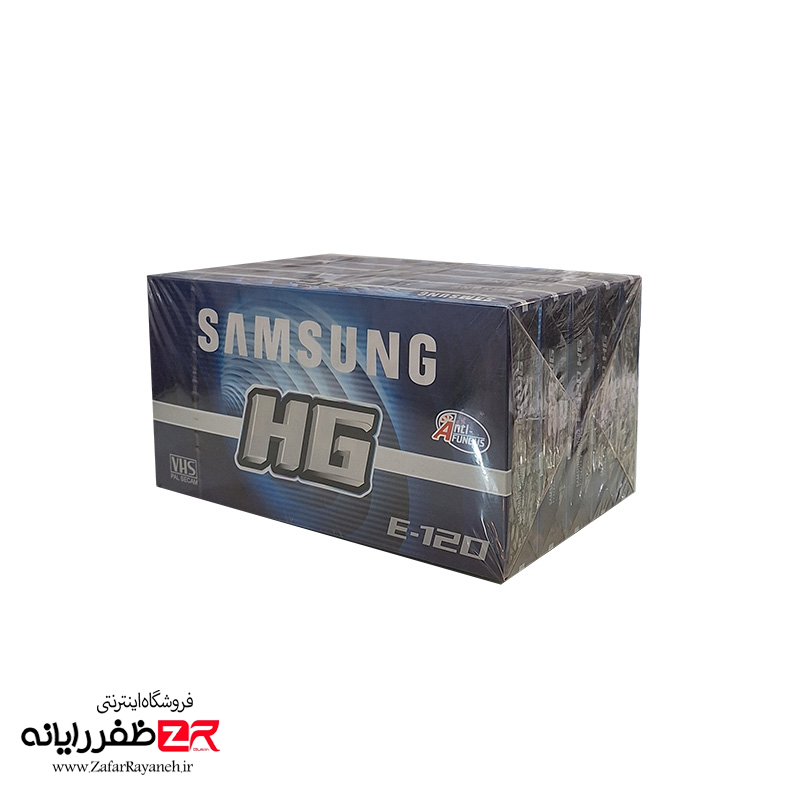 نوار خام VHS سامسونگ مدل Samsung E120 بسته 5 عددی