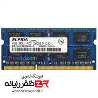 رم لپ تاپ Elpida DDR3 1333 MHz PC3 10600S با ظرفیت 4GB