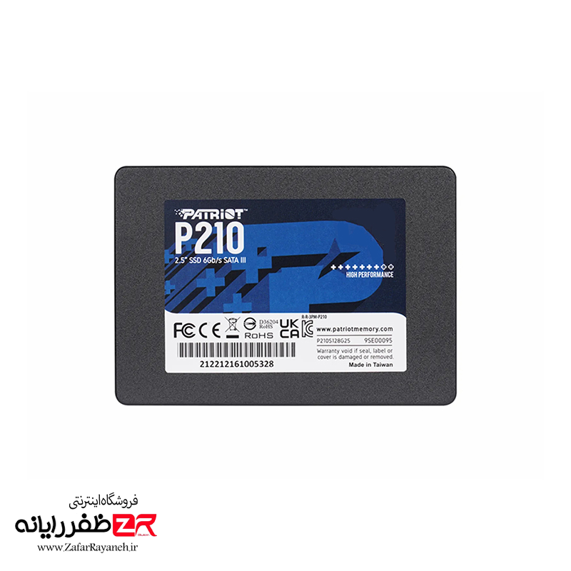 اس اس دی اینترنال پاتریوت مدل Patriot P210 ظرفیت 128 گیگابایت