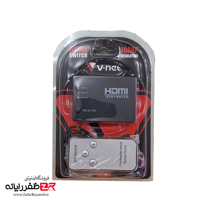 سوئیچ 1 به 3 HDMI وی نت مدل v-net 3-1